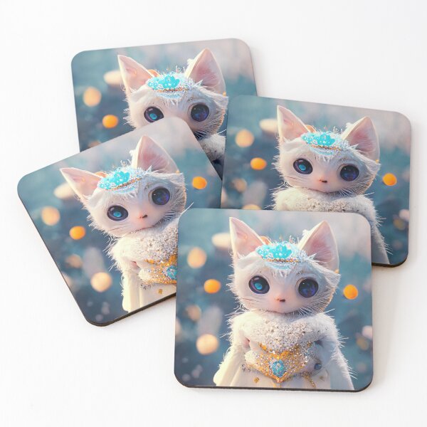 Item preview, Cute Snow Queen Cat With Bokeh  designed and sold by Pet Shelter.