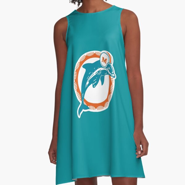 Dolphins-City Green A-Line Dress for Sale by jecaloose