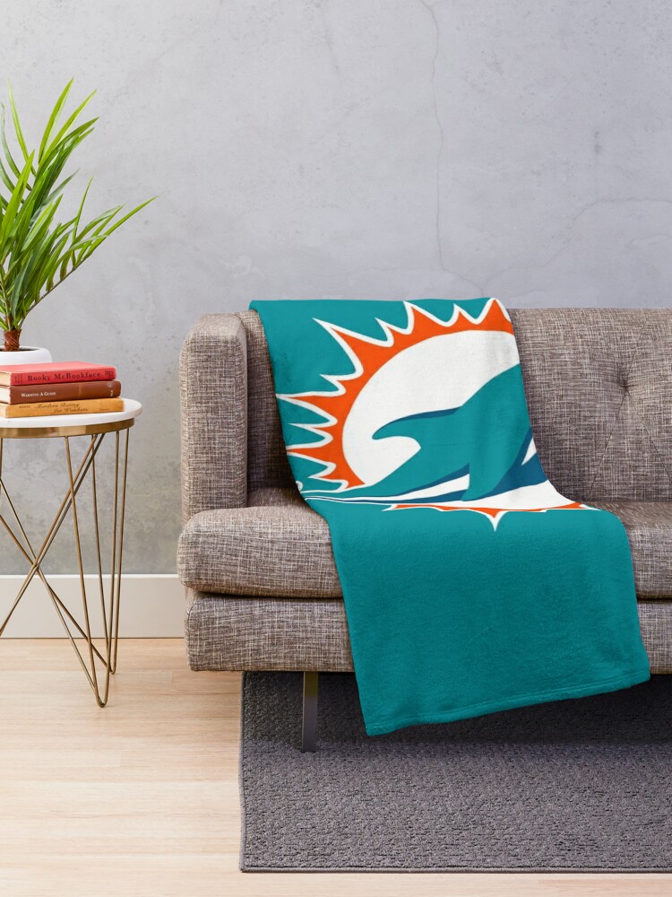 Hill Dolphins-City Green Throw Blanket for Sale by jecaloose