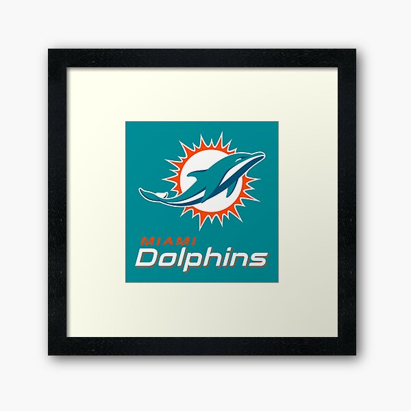 Miami Dolphins name Art Board Print for Sale by condog313