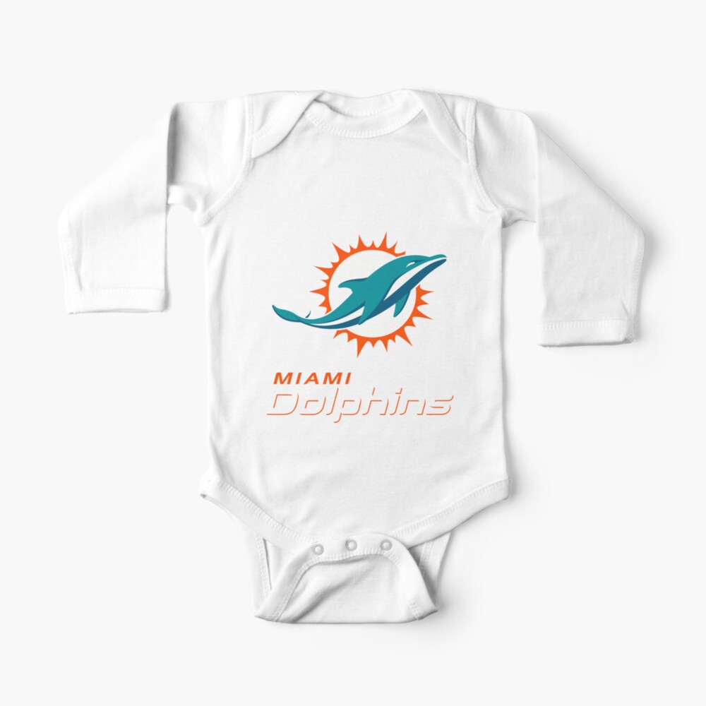 Dolphins-City Green Baby One-Piece for Sale by jecaloose