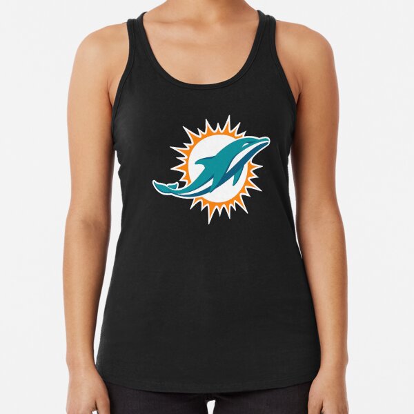 Miami Dolphins Nike Triblend Racerback Tank - Womens