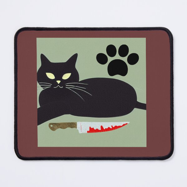 Item preview, A MURDEROUS CAT designed and sold by starfishstuff.