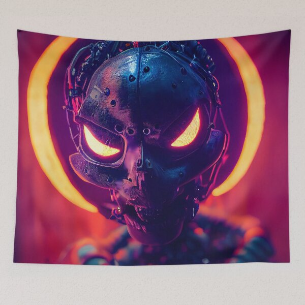 Item preview, cyberpunk cyborg halloween designed and sold by njiiz.