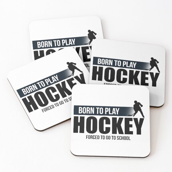 Item preview, Born to play Hockey forced to go to school designed and sold by VimuDS.