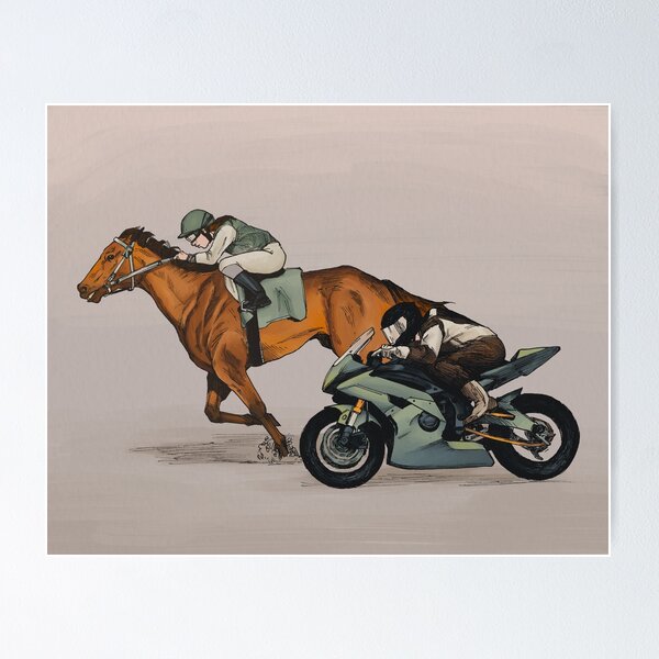Item preview, When a Horse Raced an Iron Horse designed and sold by Amanda Zito.