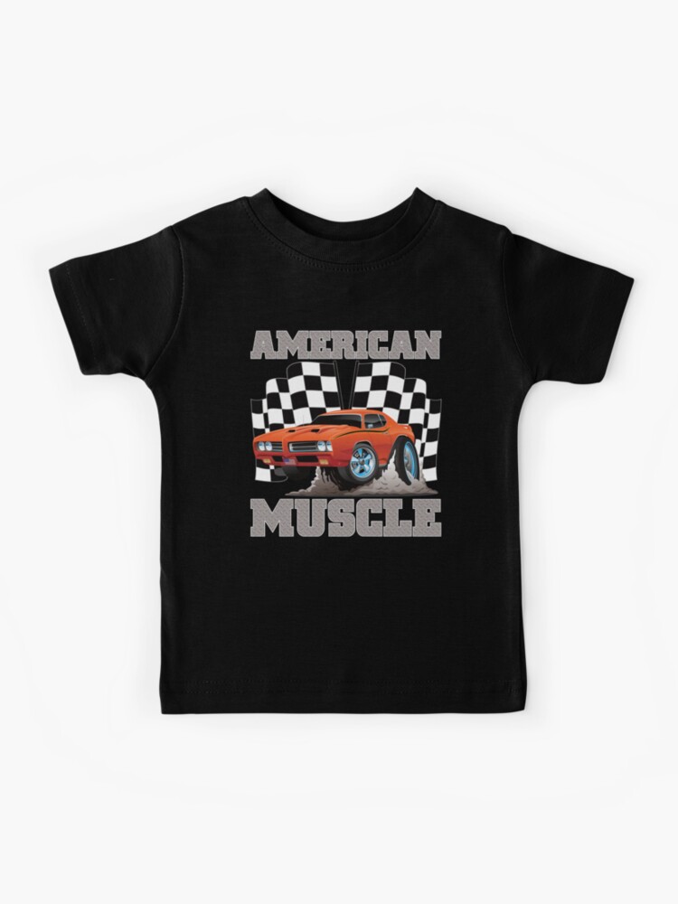 Muscle Cars High Performance Race Car Street Machine Kids T-Shirt