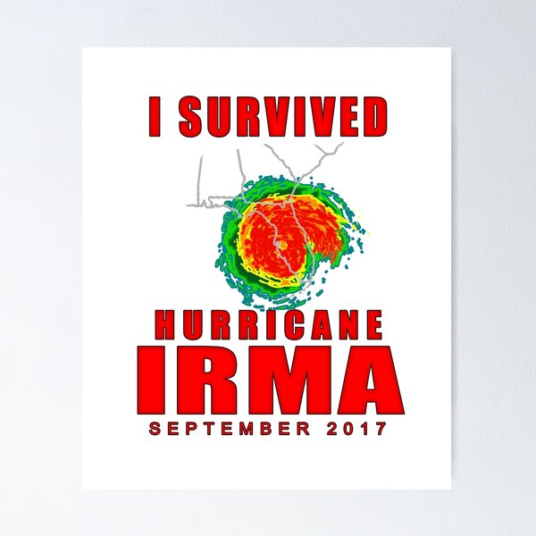 Item preview, I Survived Hurricane Irma designed and sold by MikePrittie.