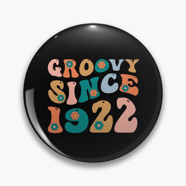 Item preview, Groovy Since 1922 | 100th Birthday | Retro Groovy Birthday designed and sold by AMINE  ★★★★★.