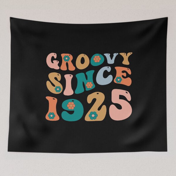 Item preview, Groovy Since 1925 | 97th Birthday | Retro Groovy Birthday designed and sold by AMINE  ★★★★★.