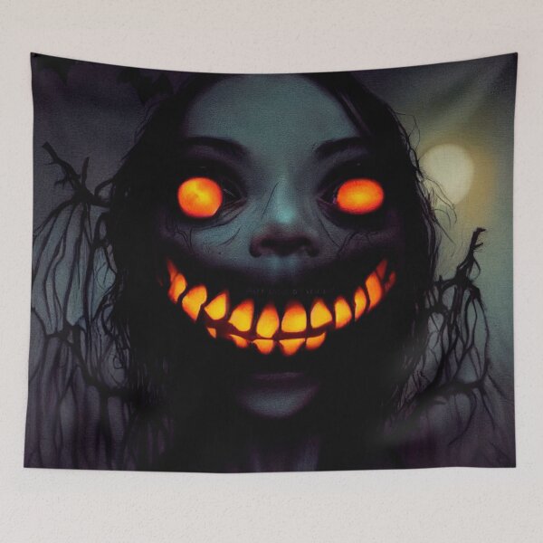 Item preview, Scary Halloween characters with horror faces designed and sold by bleachedpixel.
