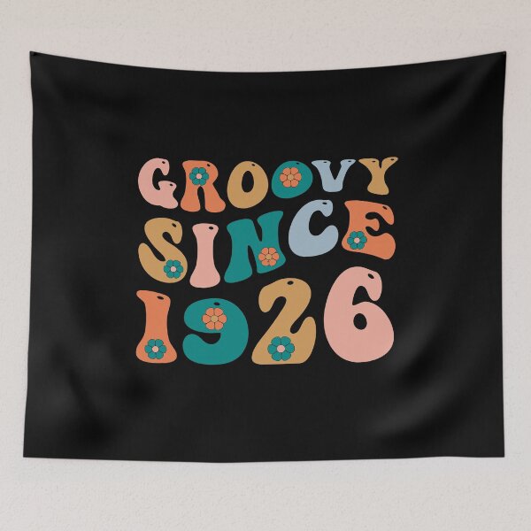Item preview, Groovy Since 1926 | 96th Birthday | Retro Groovy Birthday designed and sold by AMINE  ★★★★★.