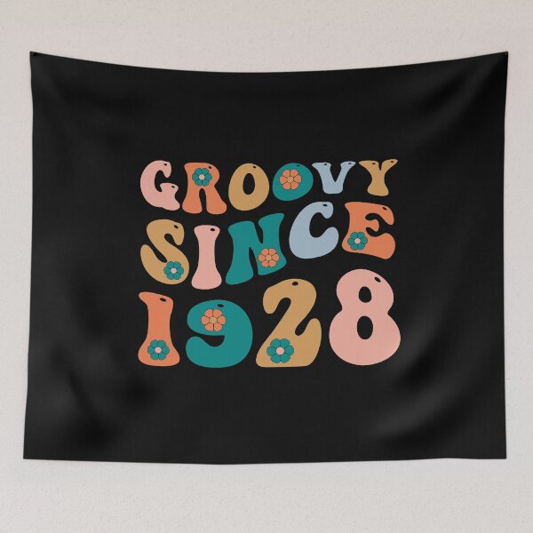 Item preview, Groovy Since 1928 | 94th Birthday | Retro Groovy Birthday designed and sold by AMINE  ★★★★★.