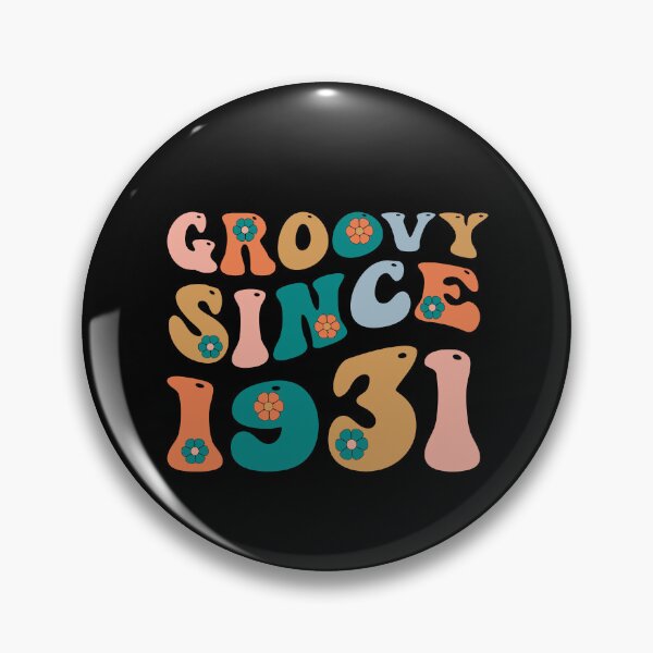 Item preview, Groovy Since 1931 | 91th Birthday | Retro Groovy Birthday designed and sold by AMINE  ★★★★★.