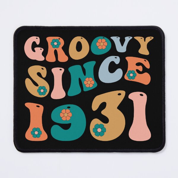 Item preview, Groovy Since 1931 | 91th Birthday | Retro Groovy Birthday designed and sold by AMINE ★★★★★.