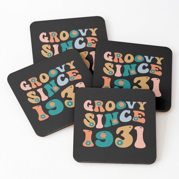 Item preview, Groovy Since 1931 | 91th Birthday | Retro Groovy Birthday designed and sold by AMINE  ★★★★★.