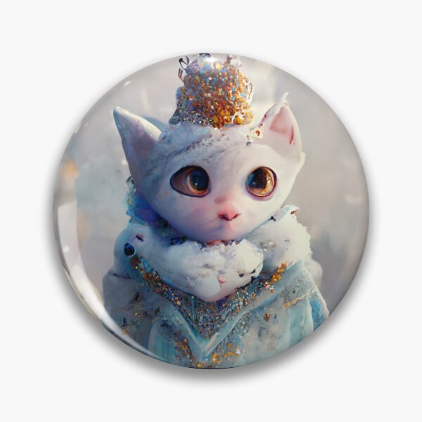 Item preview, Fairy Snow Queen Royal Cat wearing beautiful  Winter Dress designed and sold by Pet Shelter.