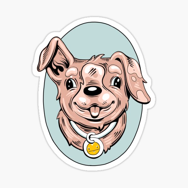 Ned's Pup Sticker