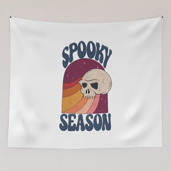 Item preview, Skull spooky season aesthetic halloween creepy cute design designed and sold by absolutdesign.