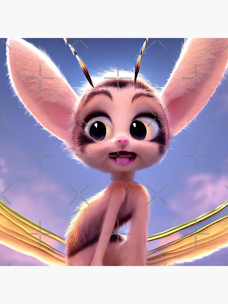 "Cute Furry Flitter" Sticker for Sale by crystalwizard Redbubble