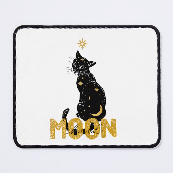 Item preview, Moon Child Cat designed and sold by BookishTrove.