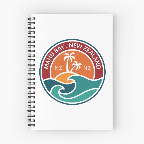 Item preview, Manu Bay New Zealand Retro designed and sold by KrisSidDesigns.
