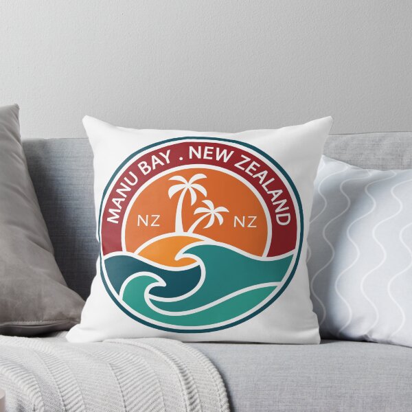 Item preview, Manu Bay New Zealand Retro designed and sold by KrisSidDesigns.