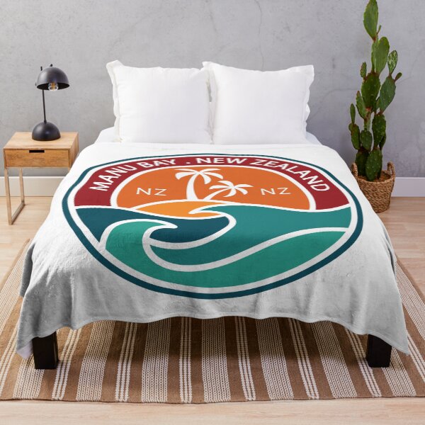 Item preview, Manu Bay New Zealand Retro designed and sold by KrisSidDesigns.