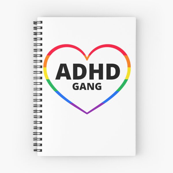 Item preview, ADHD Gang Rainbow Heart designed and sold by Forethoughts.