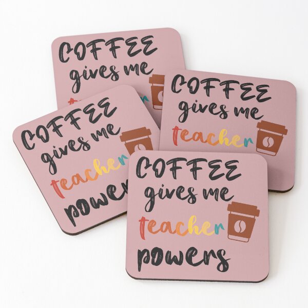 Item preview, Coffe Gives Me Teacher Powers designed and sold by CoolThingss.