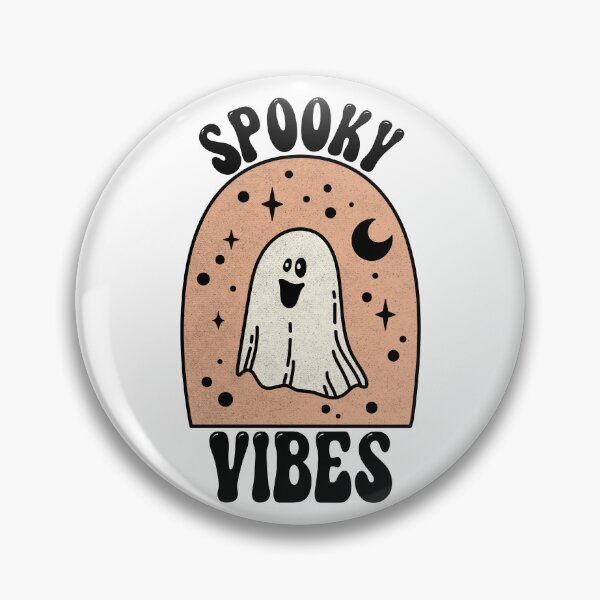 Item preview, Ghost spooky vibes aesthetic halloween creepy cute design designed and sold by absolutdesign.