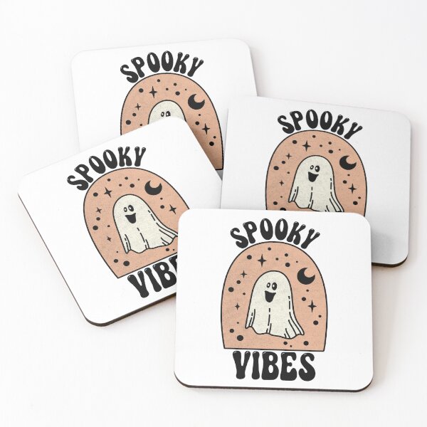 Item preview, Ghost spooky vibes aesthetic halloween creepy cute design designed and sold by absolutdesign.