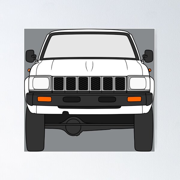 Item preview, Toyota Hilux 1979-1983 white color designed and sold by EdimDesign.