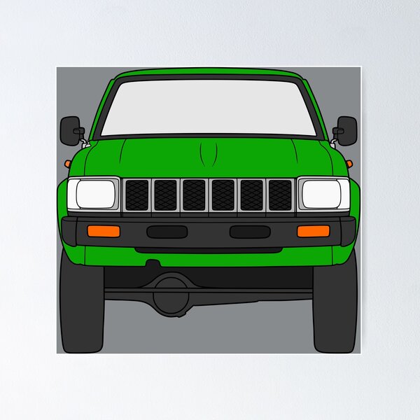 Item preview, Toyota Hilux 1979-1983 pure green color designed and sold by EdimDesign.