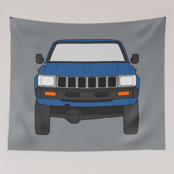 Item preview, Toyota Hilux 1979-1983 medium blue color designed and sold by EdimDesign.