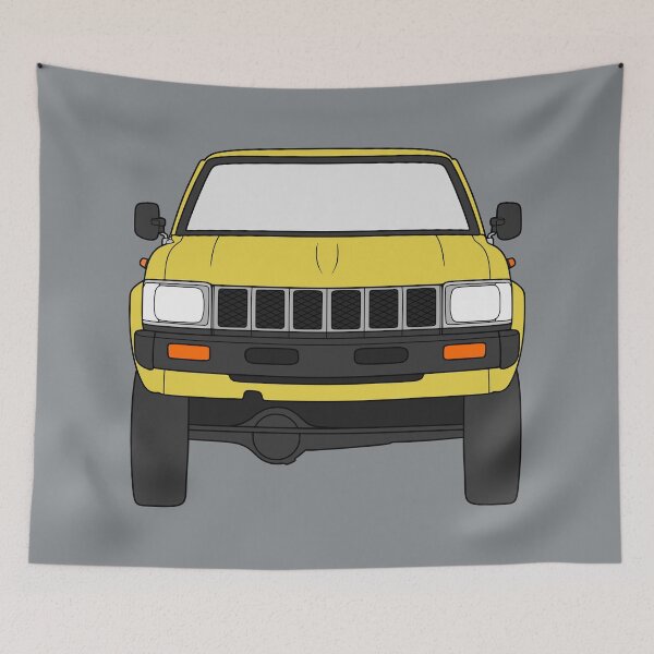 Item preview, Toyota Hilux 1979-1983 yellow color designed and sold by EdimDesign.