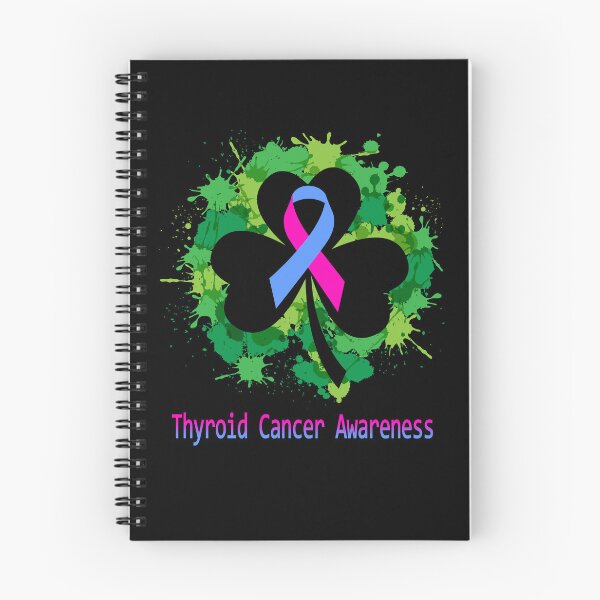 Item preview, Thyroid Cancer Awareness Clover Ribbon Happy Patricks Day Support Thyroid Cancer Warrior Gifts designed and sold by Tammyilaria.