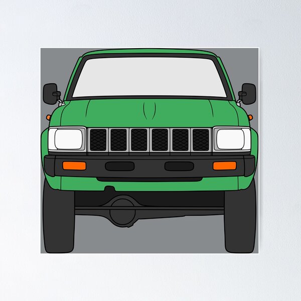 Item preview, Toyota Hilux 1979-1983 green color designed and sold by EdimDesign.