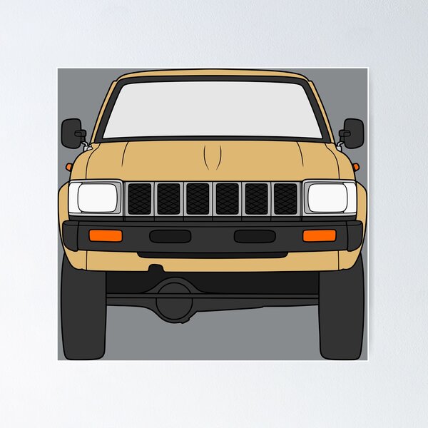 Item preview, Toyota Hilux 1979-1983 gold color designed and sold by EdimDesign.
