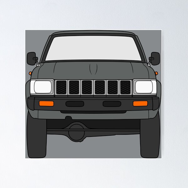 Item preview, Toyota Hilux 1979-1983 gray color designed and sold by EdimDesign.