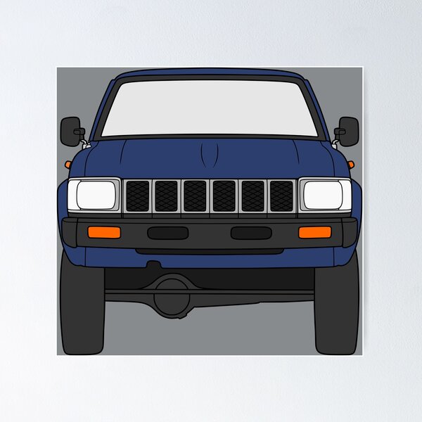 Item preview, Toyota Hilux 1979-1983 blue color designed and sold by EdimDesign.