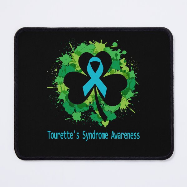 Item preview, Tourette's Syndrome Awareness Clover Ribbon Happy Patricks Day Support Tourette's Syndrome Warrior Gifts designed and sold by Tammyilaria.