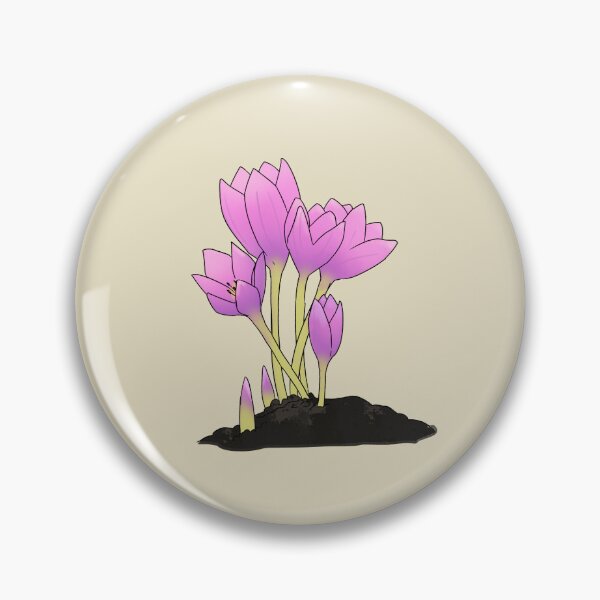 Item preview, Colchicum autumnale autumn crocus meadow saffron flower designed and sold by he-xie.