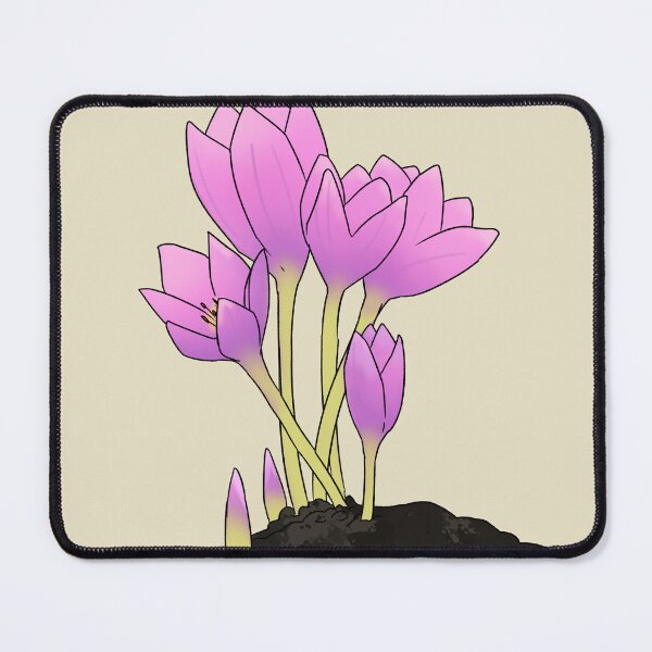 Item preview, Colchicum autumnale autumn crocus meadow saffron flower designed and sold by he-xie.