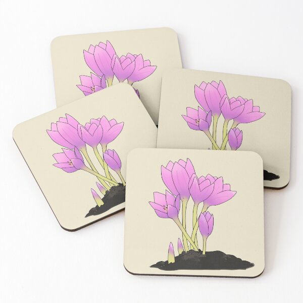 Item preview, Colchicum autumnale autumn crocus meadow saffron flower designed and sold by he-xie.
