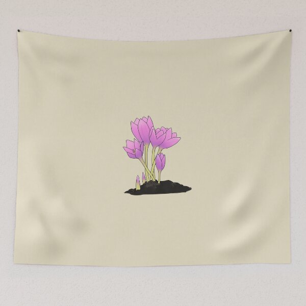 Item preview, Colchicum autumnale autumn crocus meadow saffron flower designed and sold by he-xie.