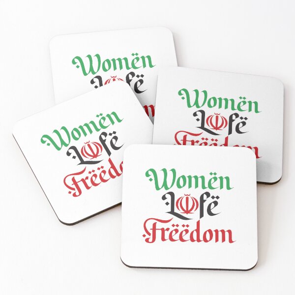 Item preview, Women Life Freedom - Jin Jiyan Azadi - Justice for Mahsa Amini designed and sold by DesignByLeo.