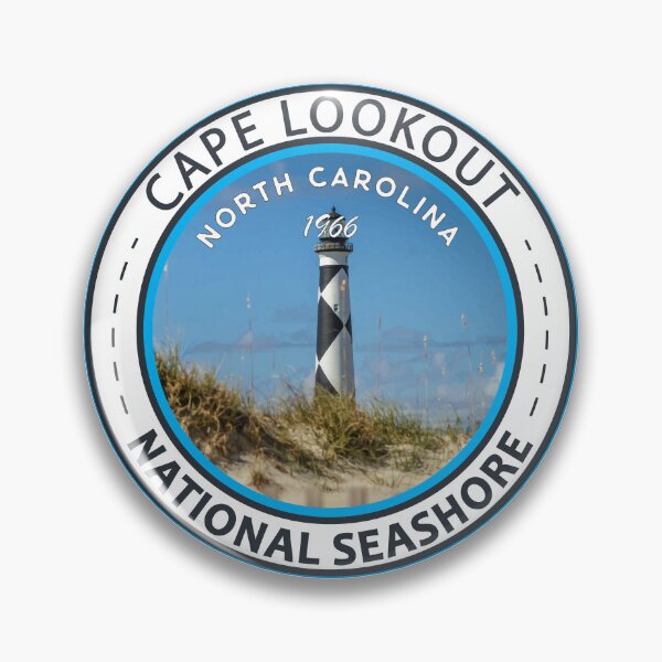 Item preview, Cape Lookout National Seashore North Carolina Badge designed and sold by KrisSidDesigns.