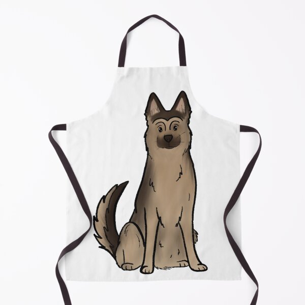 Artikelvorschau, Deutscher Schäferhund sitzt Illustration entworfen und verkauft von ThornsBlvd.