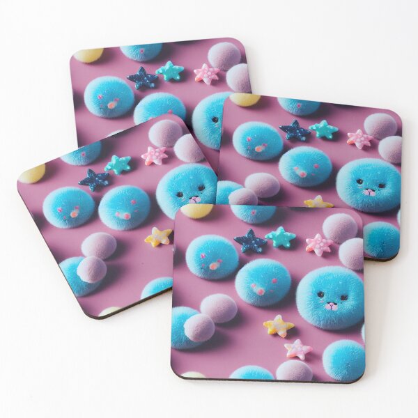 Item preview, Pastel Fluff Balls designed and sold by sixblackroses.